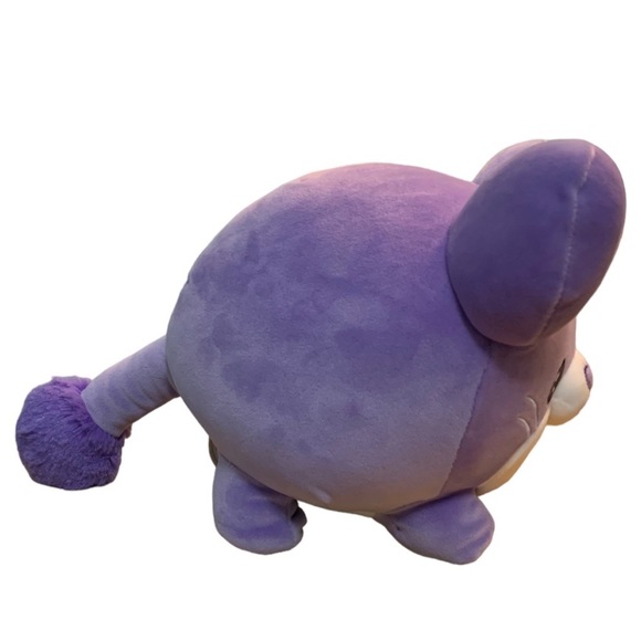 Cushablez Purple Cheens the Chinchilla Marshmallow Plushie Stuffed Toy 10” Gift - Picture 5 of 5